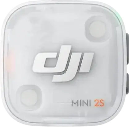 Набор беспроводных петличных микрофонов DJI Mic Mini 2S, всенаправленный Bluetooth-микрофон с зарядным кейсом, аккумулятор 1950 мАч, черный, набор из 6 предметов