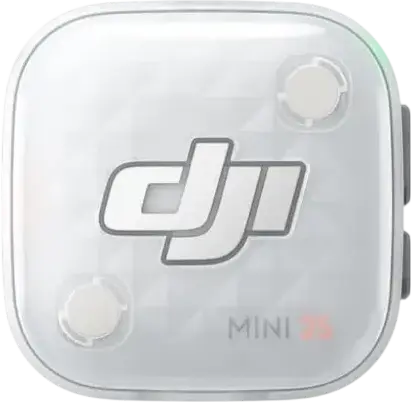 Набор беспроводных петличных микрофонов DJI Mic Mini 2S, всенаправленный Bluetooth-микрофон с зарядным кейсом, аккумулятор 1950 мАч, черный, набор из 6 предметов