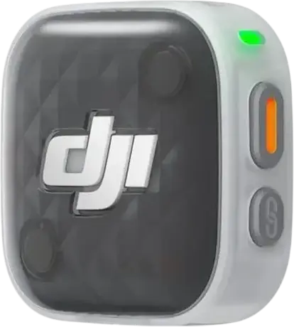 Набор беспроводных петличных микрофонов DJI Mic Mini 2S, всенаправленный Bluetooth-микрофон с зарядным кейсом, аккумулятор 1950 мАч, черный, набор из 6 предметов