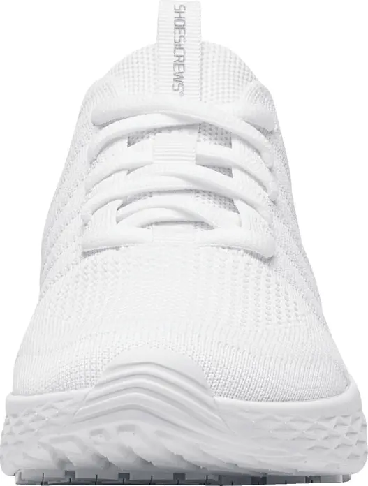 Incaltaminte Profesionala antiderapanta Shoes For Crews Everlight pentru femei, textil respirabil repelent la apa, vegane, branzi removabile, albe, EU 40