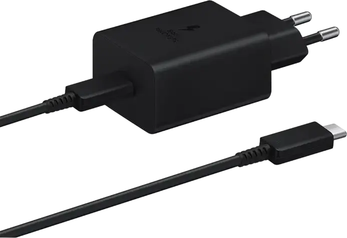 Samsung EP-T4511 45W USB-C Wall Charger Power Adapter, Super Fast Charging PD PPS, 100-240V, Black