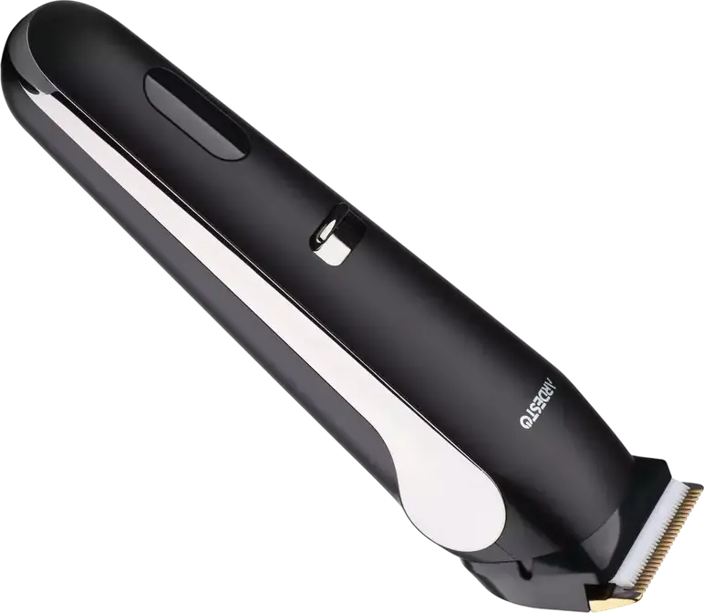 Ardesto HC-Y32-B Hair Clipper for Household Use, Stainless Steel Blades, 6 Length Modes 0.5-30mm, USB Battery Powered, Set of 6 Nozzles, Black