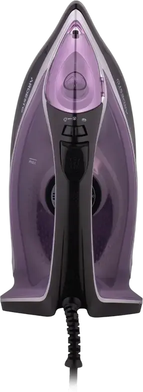 Ardesto IR-B2234 Steam Iron, 2400W, Ceramic Soleplate, 350ml Tank, 80g/min Steam Boost, Anti-drip, Anti-calc, Auto Shut-off, Violet
