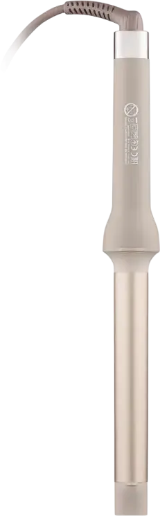 Ardesto HC-Y700PERL Pearl Cream Ceramic Round Curling Iron, 25mm Diameter, 48W, 4 Temperature Modes 160-220°C, Ionization, Auto Shut-off, Beige