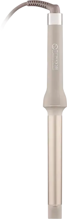 Ardesto HC-Y700PERL Pearl Cream Ceramic Round Curling Iron, 25mm Diameter, 48W, 4 Temperature Modes 160-220°C, Ionization, Auto Shut-off, Beige