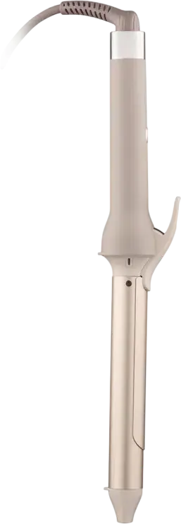 Ardesto HC-Y700PERL Pearl Cream Ceramic Round Curling Iron, 25mm Diameter, 48W, 4 Temperature Modes 160-220°C, Ionization, Auto Shut-off, Beige