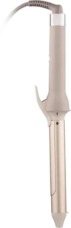 Ardesto HC-Y700PERL Pearl Cream Ceramic Round Curling Iron, 25mm Diameter, 48W, 4 Temperature Modes 160-220°C, Ionization, Auto Shut-off, Beige