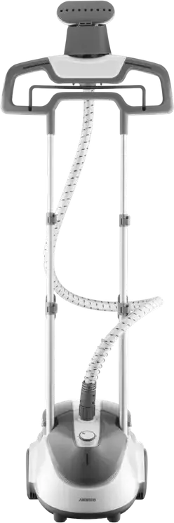 Aburitor vertical pentru haine Ardesto IR-S26, 1800W, rezervor apa 2600ml, flux abur 60g/min, 3 moduri abur, inaltime reglabila 81.5-135cm, Alb/Gri