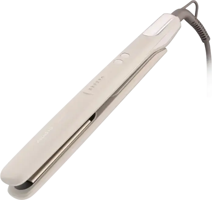 Ardesto HS-Y700PERL Hair Straightener, 140-230°C Temperature Control, Ionization, Fast Heating, Auto Shut-off, Beige