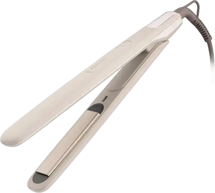 Ardesto HS-Y700PERL Hair Straightener, 140-230°C Temperature Control, Ionization, Fast Heating, Auto Shut-off, Beige