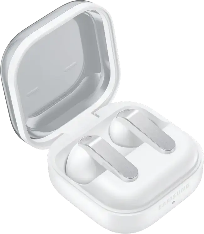 Беспроводные наушники Samsung Galaxy Buds 4 True Wireless Stereo (TWS) с зарядным кейсом, Цвет: Белый