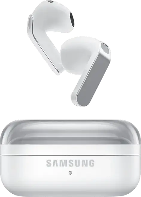 Беспроводные наушники Samsung Galaxy Buds 4 True Wireless Stereo (TWS) с зарядным кейсом, Цвет: Белый