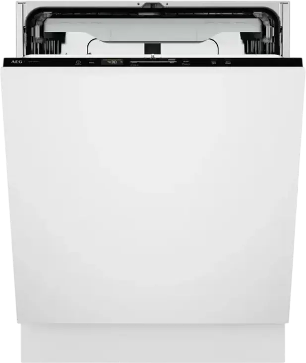 AEG NG62IC20SK Series 6000 Fully Built-in Dishwasher, 14 Place Settings, Energy Class C, AirDry, SatelliteClean, 8 Programs, 60cm, Black