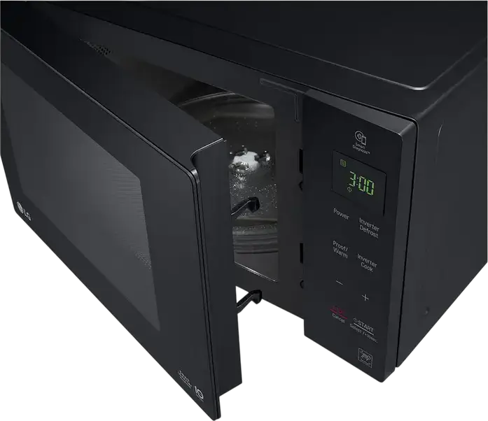 Микроволновая печь LG MS2535GIB Smart Inverter, объем 25 л, мощность 1000 Вт, эмаль EasyClean, 22 автопрограммы, черная, отдельно стоящая