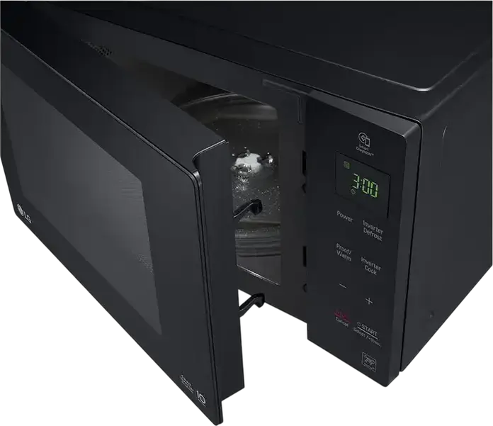 Микроволновая печь LG MS2535GIB Smart Inverter, объем 25 л, мощность 1000 Вт, эмаль EasyClean, 22 автопрограммы, черная, отдельно стоящая