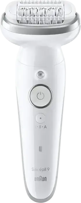 Эпилятор Braun Silk-épil 9 SES9341, белый, для влажного и сухого использования, 40 пинцетов, гибкая головка, массаж, бритье, тримминг, набор из 6 предметов