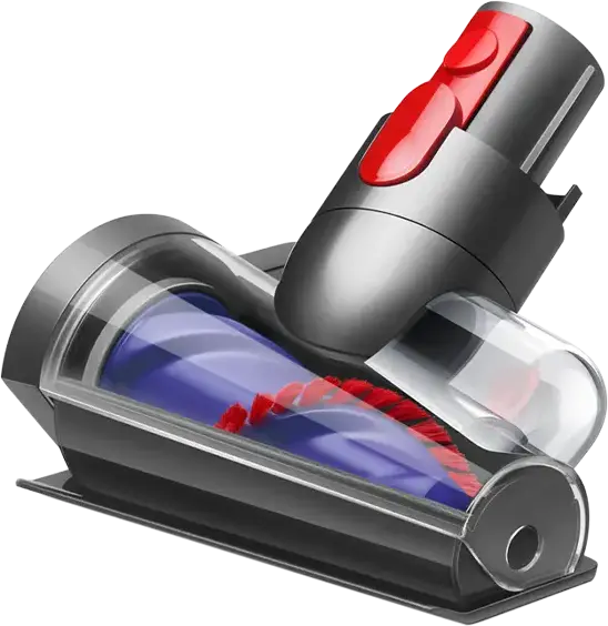 Accesoriu Dyson Hair Screw Tool 971426-01 Gri, Duza Perie Turbo pentru Indepartarea Parului si a Parului de Animale de pe Podele si Tapiterii, Compatibil cu V15 Detect, V11, V10, V8, Outsize