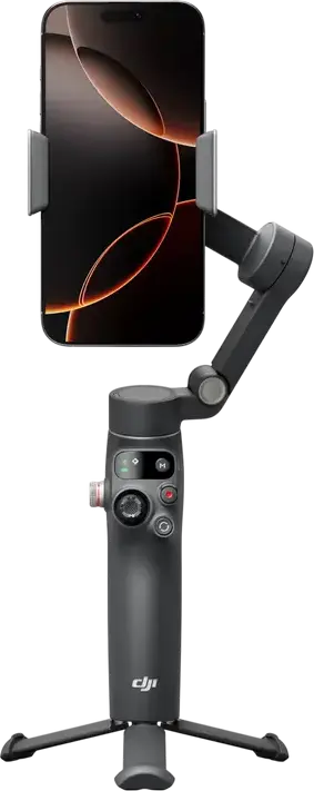 Стабилизатор DJI Osmo Mobile 8 Standard Combo для смартфона с выдвижной ручкой и встроенным штативом, Bluetooth 5.3, черный, 115 см