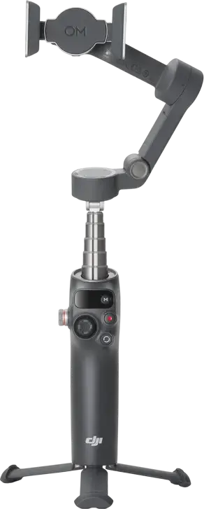 Стабилизатор DJI Osmo Mobile 8 Standard Combo для смартфона с выдвижной ручкой и встроенным штативом, Bluetooth 5.3, черный, 115 см