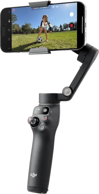 Стабилизатор DJI Osmo Mobile 8 Standard Combo для смартфона с выдвижной ручкой и встроенным штативом, Bluetooth 5.3, черный, 115 см