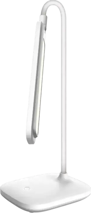 Platinet PDL6728 LED Desk Lamp, 18 LEDs, 4W, 200 Lm, 2400 mAh Battery, USB Power, Touch Control, Adjustable Brightness and Angle, White ABS Plastic