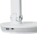 Platinet PDL400RGB LED Desk Lamp, 12W, 500 Lm, 2800-6000K Adjustable Color Temperature, RGB Lighting Ring, Integrated USB Port, White ABS Plastic