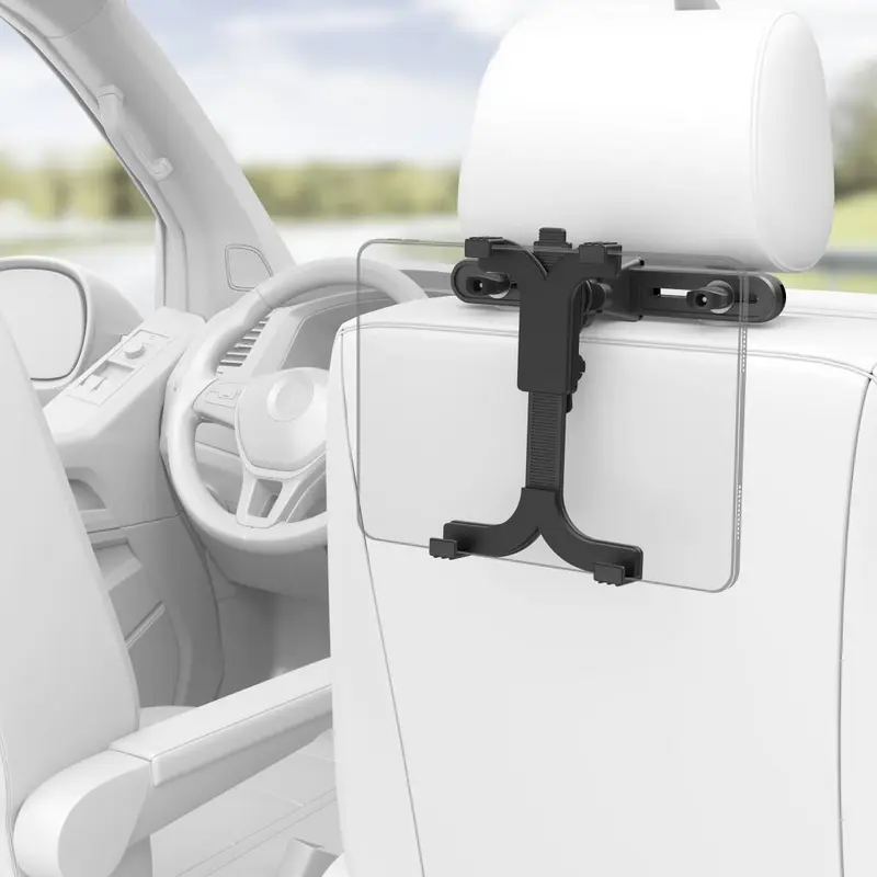 Держатель для планшета на подголовник Hama Headrest Holder Tablets 360B, поворот на 360 градусов, ABS-пластик, для планшетов от 7 до 14.6 дюймов, черный