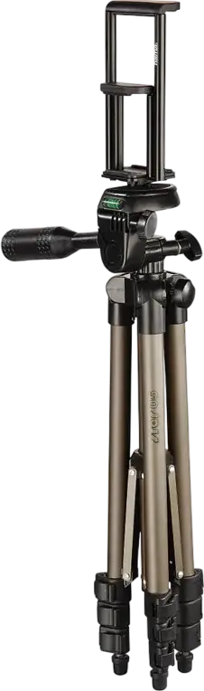 Tripod Selfie Stick Hama 106 - 3D, Aluminiu, Lungime Maxima 106 cm, Cap Panoramare 3 Directii, Compatibil cu Smartphone-uri si Tablete pana la 82 mm