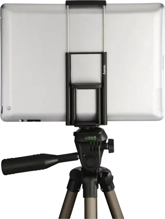 Tripod Selfie Stick Hama 106 - 3D, Aluminiu, Lungime Maxima 106 cm, Cap Panoramare 3 Directii, Compatibil cu Smartphone-uri si Tablete pana la 82 mm