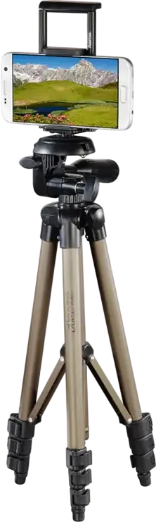 Tripod Selfie Stick Hama 106 - 3D, Aluminiu, Lungime Maxima 106 cm, Cap Panoramare 3 Directii, Compatibil cu Smartphone-uri si Tablete pana la 82 mm