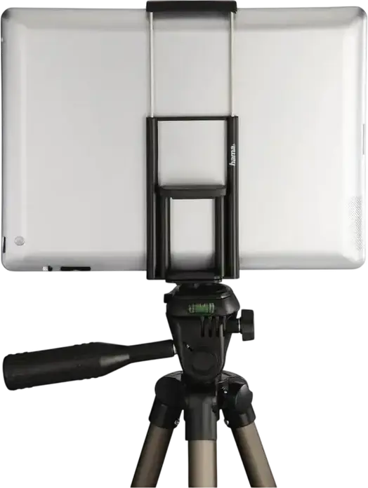 Tripod Selfie Stick Hama 106 - 3D, Aluminiu, Lungime Maxima 106 cm, Cap Panoramare 3 Directii, Compatibil cu Smartphone-uri si Tablete pana la 82 mm