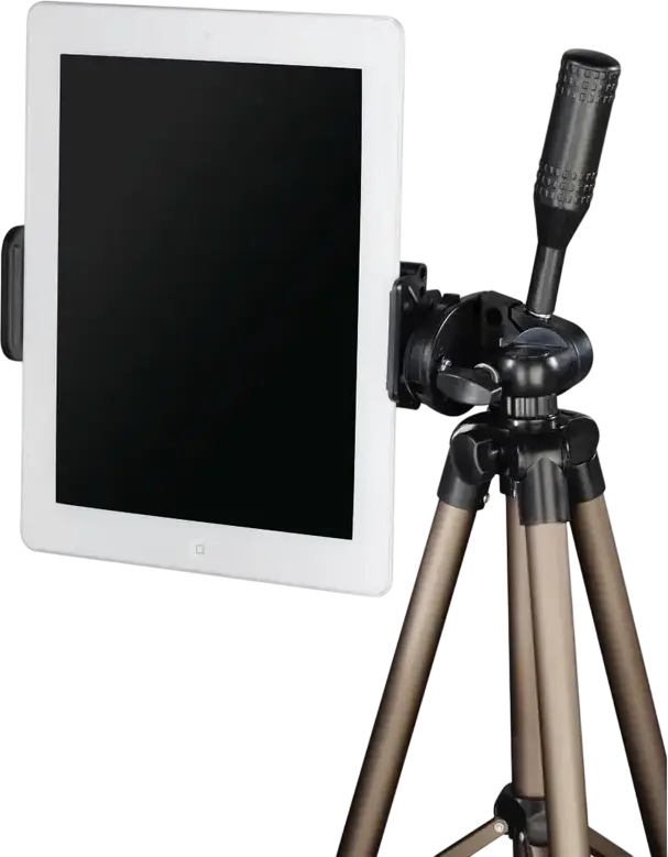 Tripod Selfie Stick Hama 106 - 3D, Aluminiu, Lungime Maxima 106 cm, Cap Panoramare 3 Directii, Compatibil cu Smartphone-uri si Tablete pana la 82 mm