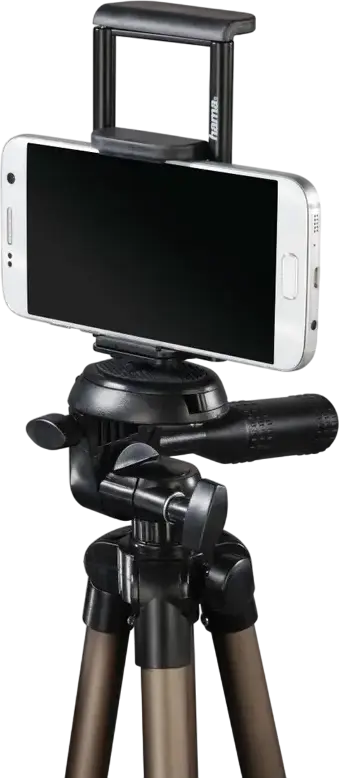Tripod Selfie Stick Hama 106 - 3D, Aluminiu, Lungime Maxima 106 cm, Cap Panoramare 3 Directii, Compatibil cu Smartphone-uri si Tablete pana la 82 mm