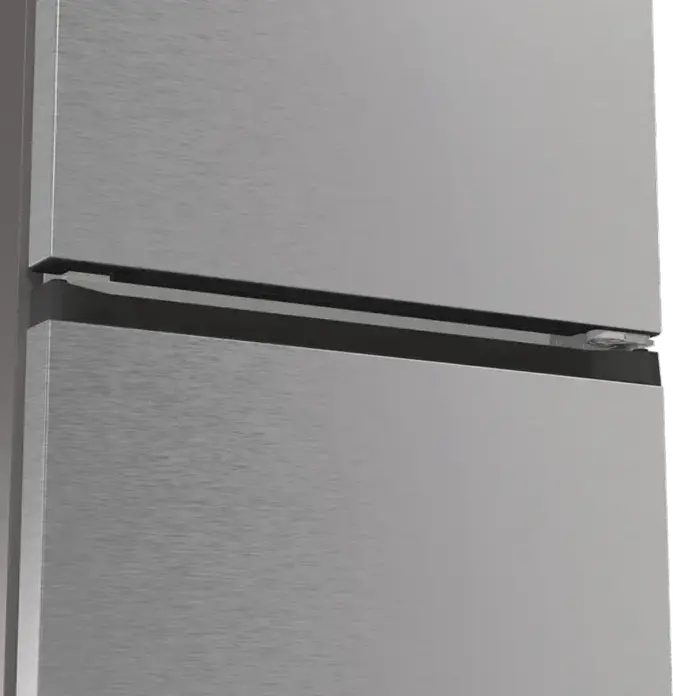 Frigider Hisense RB5P410SACC cu Congelator Jos, Volum Total 413L, Oțel Inoxidabil Gri, Clasa Energetică C, Control Smart ConnectLife, Tehnologie Inverter
