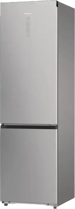 Frigider Hisense RB5P410SACC cu Congelator Jos, Volum Total 413L, Oțel Inoxidabil Gri, Clasa Energetică C, Control Smart ConnectLife, Tehnologie Inverter