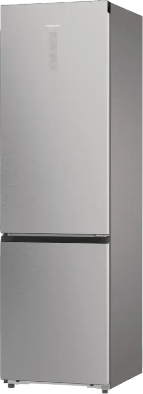 Frigider Hisense RB5P410SACC cu Congelator Jos, Volum Total 413L, Oțel Inoxidabil Gri, Clasa Energetică C, Control Smart ConnectLife, Tehnologie Inverter