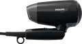 Компактный фен Philips EssentialCare BHC010/10, 1200 Вт, 3 режима температуры и 2 режима скорости, холодный обдув, складная ручка, концентратор, черный