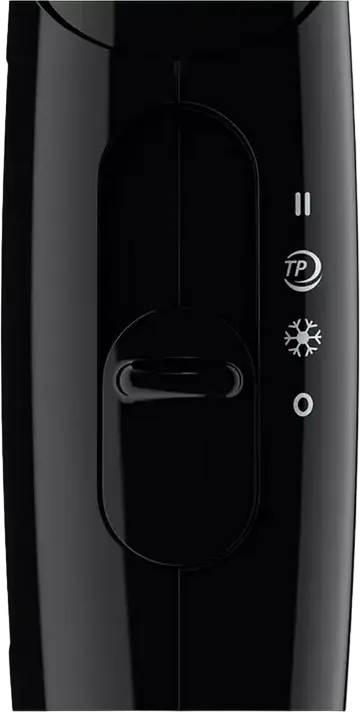 Компактный фен Philips EssentialCare BHC010/10, 1200 Вт, 3 режима температуры и 2 режима скорости, холодный обдув, складная ручка, концентратор, черный