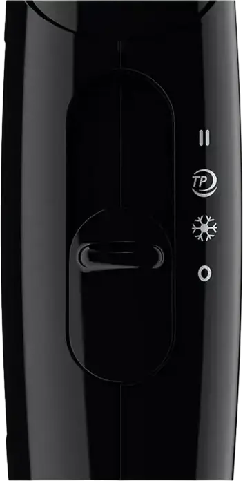 Компактный фен Philips EssentialCare BHC010/10, 1200 Вт, 3 режима температуры и 2 режима скорости, холодный обдув, складная ручка, концентратор, черный