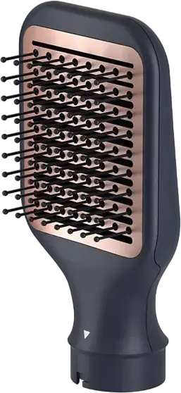 Philips BHA530/00 Perie Uscător de Păr, 1000W, Duze din Ceramică, Ionizare, 3 Trepte de Temperatură, 2 Moduri Flux Aer, Negru, Set de 6 Accesorii și Geantă