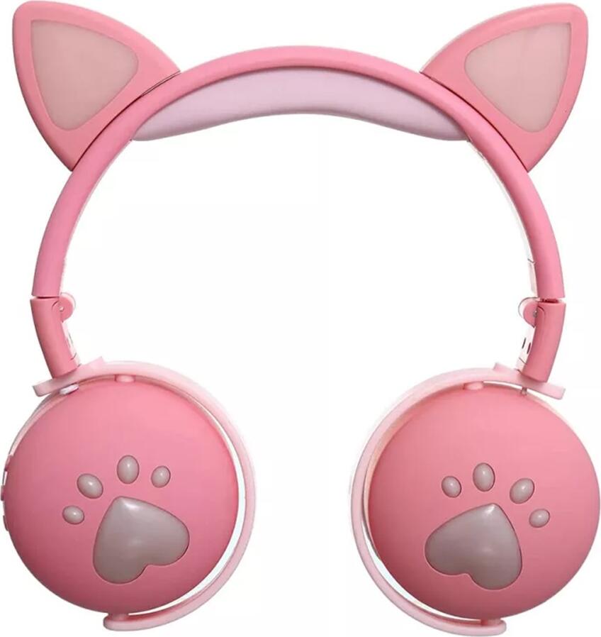 Keeka On-Ear Headphones with MIC Bluetooth BK1, Pink