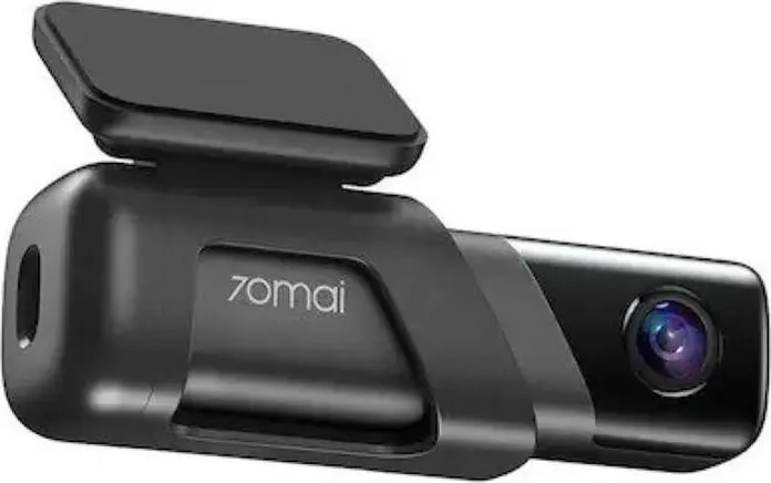70mai M500 Dash Cam, Full HD 1920x1080p, 170 Degree Wide Angle, Night Vision, WiFi, Voice Control, Parking Surveillance, with 64GB microSD Card