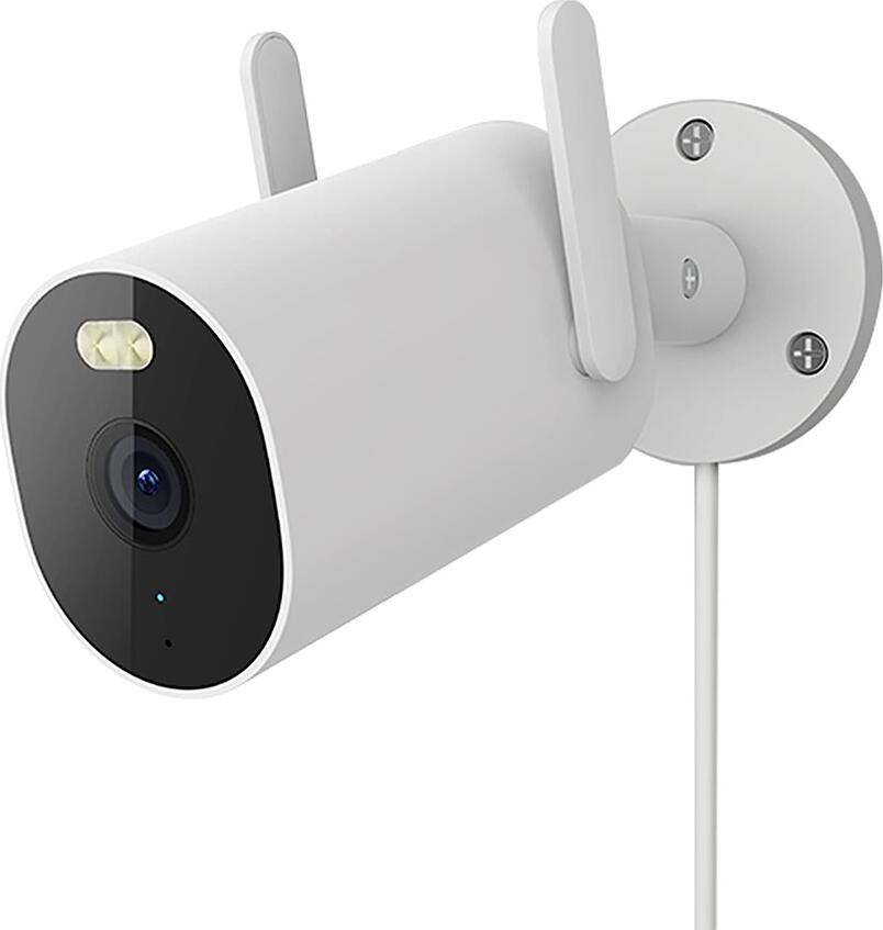 Xiaomi AW300 Outdoor Security Camera, 2K 3MP Resolution, IP66 Weatherproof, Night Vision, Two-Way Audio, Wi-Fi, Google Assistant & Alexa, White