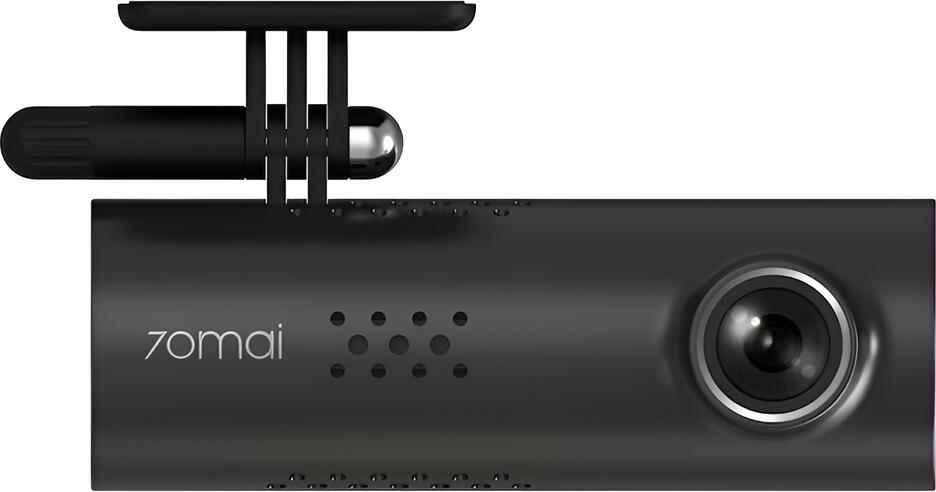 70Mai M200 Dash Cam, Full HD 1080P Resolution, 130 Degree Wide Angle, f/1.8 Aperture, G-Sensor, Loop Recording, Wi-Fi, Black