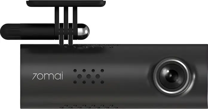 70Mai M200 Dash Cam, Full HD 1080P Resolution, 130 Degree Wide Angle, f/1.8 Aperture, G-Sensor, Loop Recording, Wi-Fi, Black