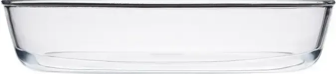 Ardesto AR2403BGB Black Mars Oval Baking Dish, Heat-Resistant Borosilicate Glass, 2.4L, 30.5x21x6.5 cm, Oven and Microwave Safe, Set of 1