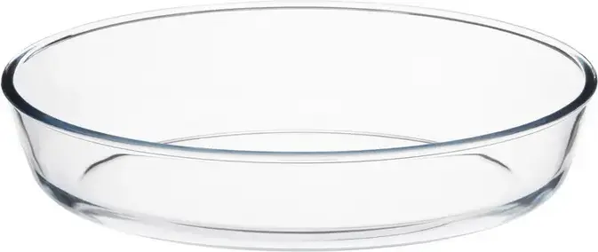 Ardesto AR2403BGB Black Mars Oval Baking Dish, Heat-Resistant Borosilicate Glass, 2.4L, 30.5x21x6.5 cm, Oven and Microwave Safe, Set of 1