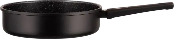 Глубокая сковорода Ardesto AR1926GMG Gemini Gourmet Andria 26 см, алюминий с антипригарным покрытием PFLUON, стеклянная крышка, для индукции, черная