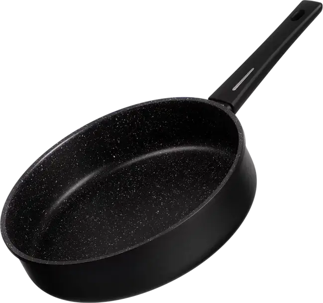 Ardesto AR1928GMG Gemini Gourmet Non-Stick Aluminum Frypan with Glass Lid, 28 cm, PFLUON Coating, Induction Compatible, Set of 2 Pieces