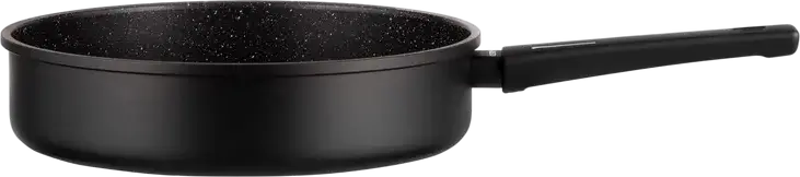 Ardesto AR1928GMG Gemini Gourmet Non-Stick Aluminum Frypan with Glass Lid, 28 cm, PFLUON Coating, Induction Compatible, Set of 2 Pieces
